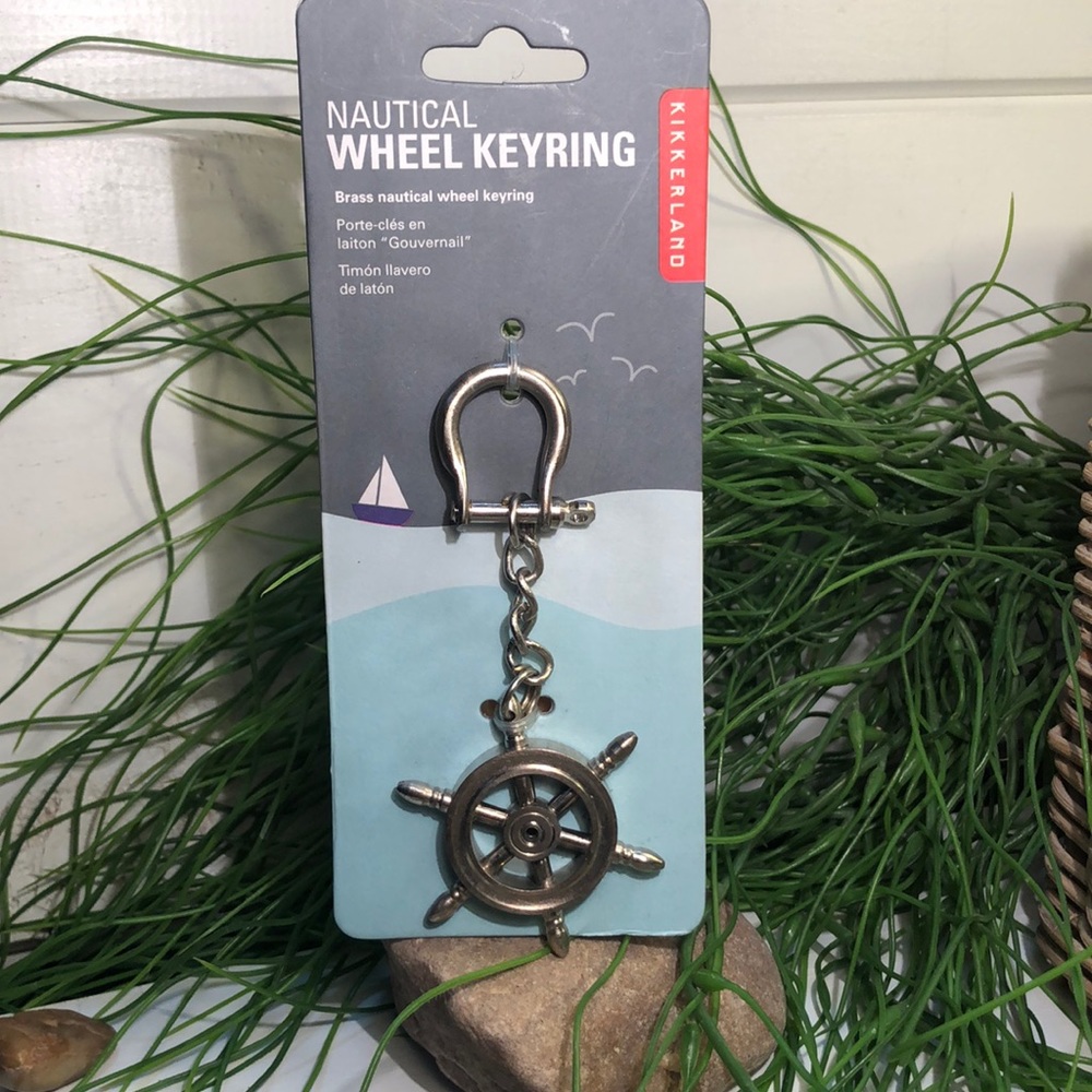 Nautical Wheel Keyring NWT - Picture 8 of 9